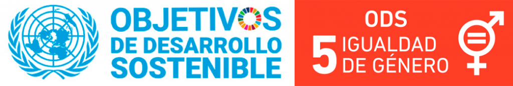 Objetivos de Desarrollo Sostenible y ODS - Igualdad de Género logo